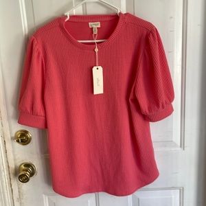 NWT BOUTIQUE PINK TOP